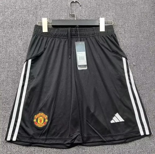 25-26 Man Utd Black Shorts Pants