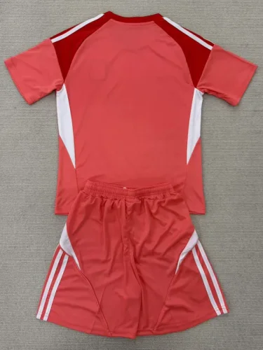 25-26 Aston Villa Orange Goalkeeper Kids Soccer Jersey