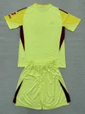 25-26 Benfca Yellow Goalkeeper Kids Soccer Jersey