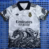 25-26 RMA White Polo short sleeve (三叶龙)有领
