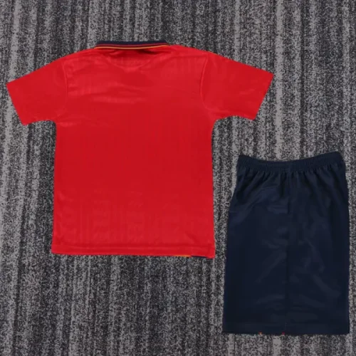 1994 Spain Home Kids Retro Soccer Jersey