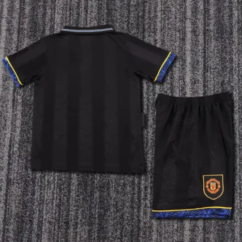 1993-1994 Man Utd Away Kids Retro Soccer Jersey