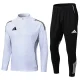 2025 AD White Half Pull Tracksuit #06(半拉链)