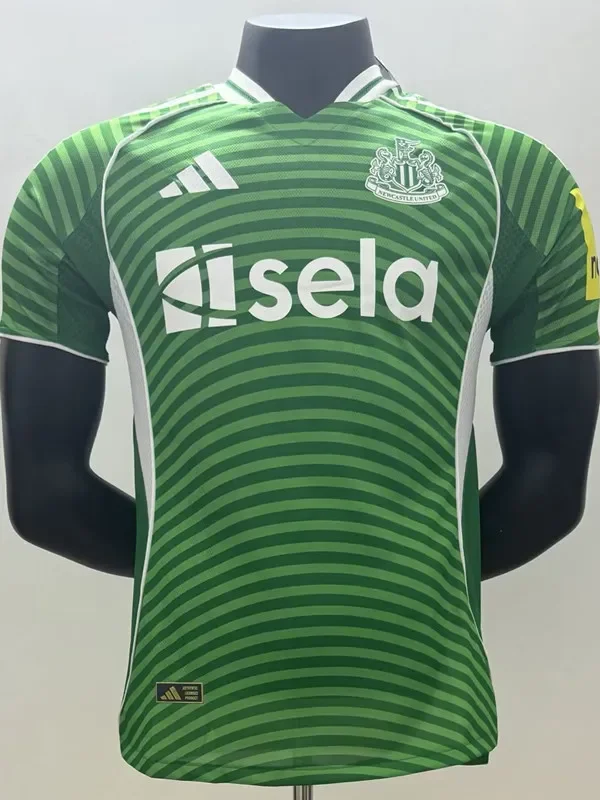 25-26 Newcastle Away Player Version Soccer Jersey