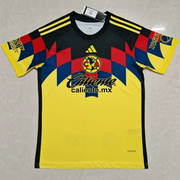 25-26 Club America Yellow Fans Soccer Jersey