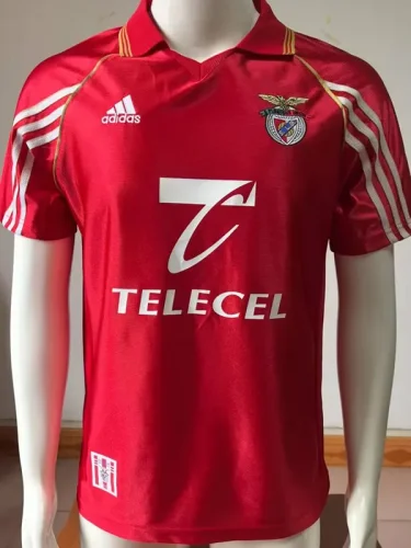 1998-1999 Benfca Home Retro Soccer Jersey