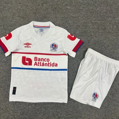 25-26 CD Olimpia Home Kids soccer Jersey 洪都拉奥林