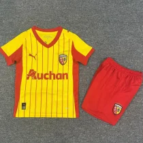 25-26 RC Lens Home Kids Soccer Jersey