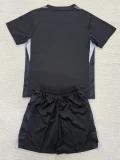 25-26 PSG Black GoalKeeper Kids Soccer Jersey