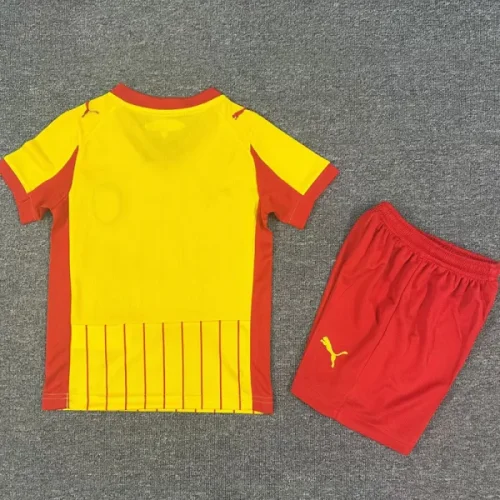25-26 RC Lens Home Kids Soccer Jersey