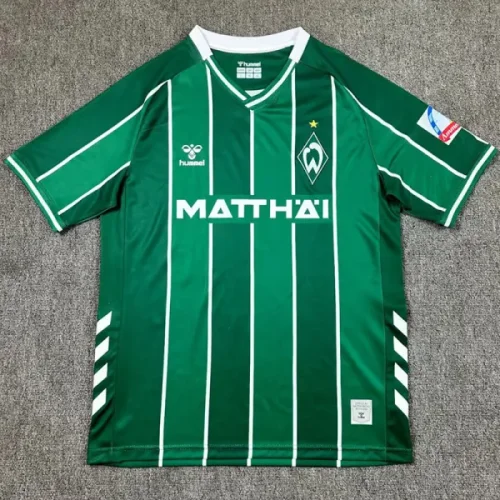 25-26 Werder Bremen Home Fans Soccer Jersey