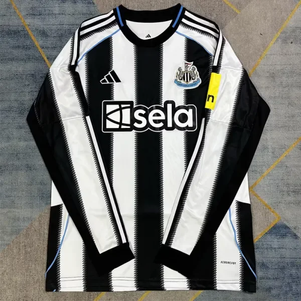 25-26 Newcastle Home Long Sleeve Soccer Jersey(长袖)