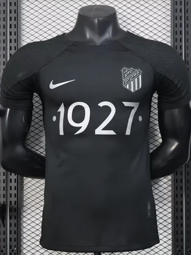 2025 Ittihad Black Special Edition Player Version Training shirts (白广告)