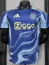 25-26 Ajax Blue Player Version Soccer Jersey