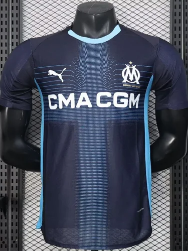 25-26 Marseille Away Player Version Soccer Jersey