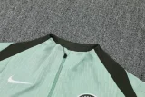 25-26 CHE Light green Half Pull Tracksuit (半拉链)