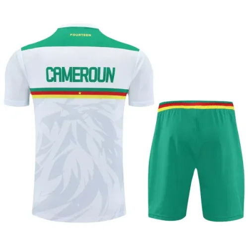 25-26 Cameroon White Training short Suit