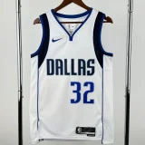 22-23 Dallas Mavericks FLAGG #32 White Top Quality Hot Pressing NBA Jersey(V领)