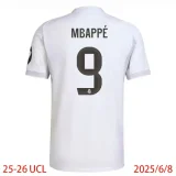 25-26 RMA Home Long Sleeve Soccer Jersey (长袖)
