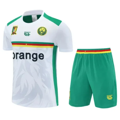 25-26 Cameroon White Training short Suit