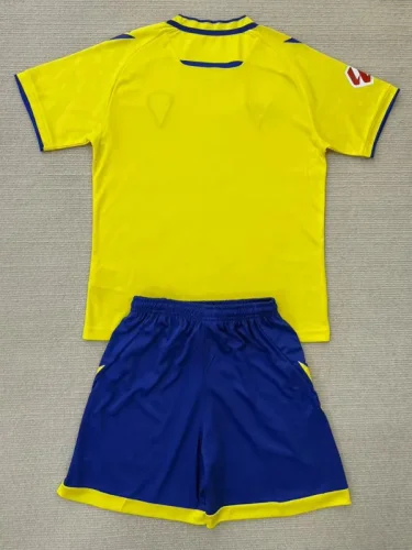 25-26 Cadiz Home Kids Soccer Jersey
