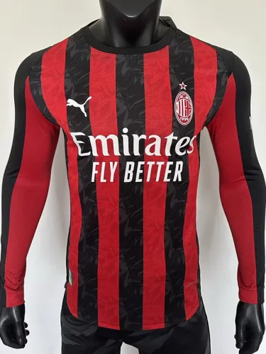 25-26 ACM Home Long Sleeve Player Version Soccer Jersey (长袖球员)