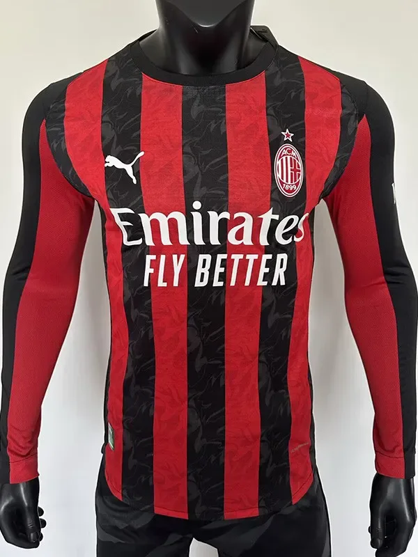 25-26 ACM Home Long Sleeve Player Version Soccer Jersey (长袖球员)
