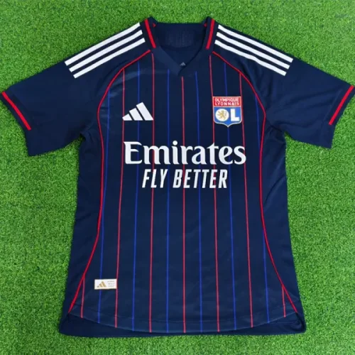 25-26 Lyon Away Player Version Soccer Jersey