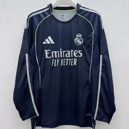 25-26 RMA Away Long Sleeve Soccer Jersey (长袖)