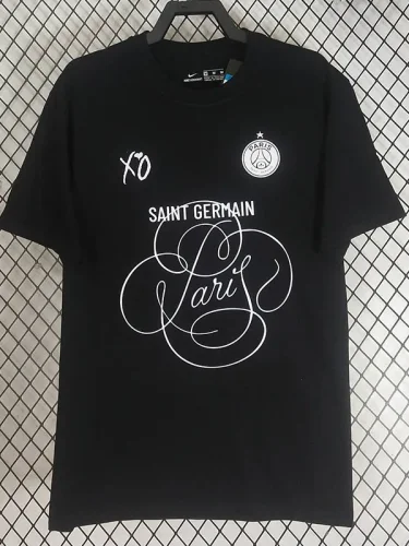 2025 PSG Black xo High Quality Casual T-Shirt