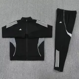 2025 AD Black Jacket Tracksuit #2319