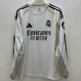 25-26 RMA Home Long Sleeve Soccer Jersey (长袖)
