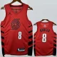 22-23 TRAIL, BLAZERS AVDIjA #8 Red Top Quality Hot Pressing NBA Jersey (Trapeze Edition)飞人版