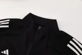 2025 AD Black Jacket Tracksuit #2319