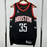 23-24 Rockets DURANT #35 Black Top Quality Hot Pressing NBA Jersey (Trapeze Edition)人版
