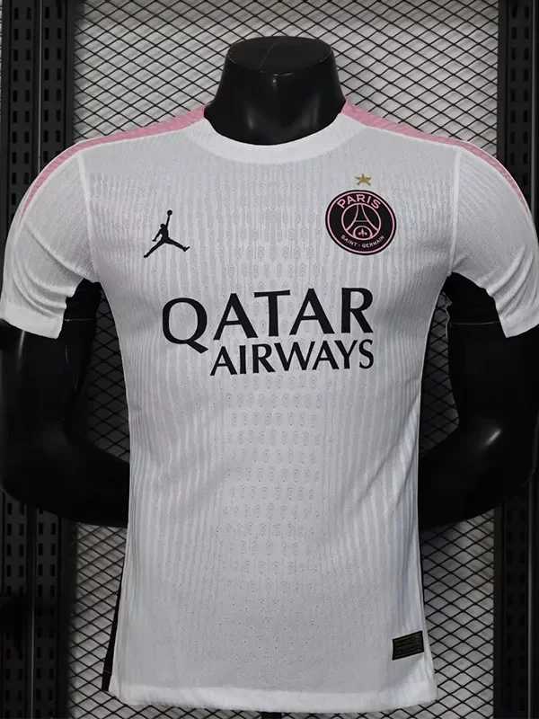 25-26 PSG White Player Version Training shirts (带星)