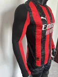 25-26 ACM Home Long Sleeve Player Version Soccer Jersey (长袖球员)
