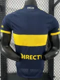 25-26 Boca Juniors Home Player Version Soccer Jersey(全广告)