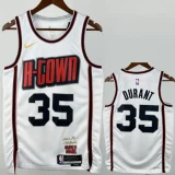 24-25 ROCKETS DURANT #35 White city Edition Top Quality Hot Pressing NBA jersey