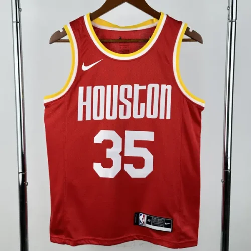 ROCKETS DURANT #35 Red Retro Top Quality Hot Pressing NBA jersey