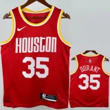 ROCKETS DURANT #35 Red Retro Top Quality Hot Pressing NBA jersey