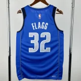 22-23 Dallas Mavericks FLAGG #32 Blue Top Quality Hot Pressing NBA Jersey