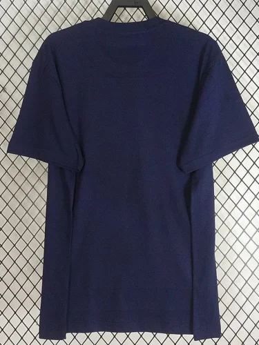 2025 PSG Royal blue XO High Quality Casual T-Shirt 宝蓝