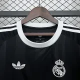 25-26 RMA Black GoalKeeper Fans Soccer Jersey