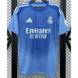 25-26 RMA Blue GoalKeeper Fans Soccer Jersey