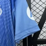 25-26 RMA Blue GoalKeeper Fans Soccer Jersey