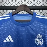 25-26 RMA Blue GoalKeeper Fans Soccer Jersey