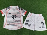 25-26 Bayern Away Kids Player Version Soccer Jersey (球员童装)