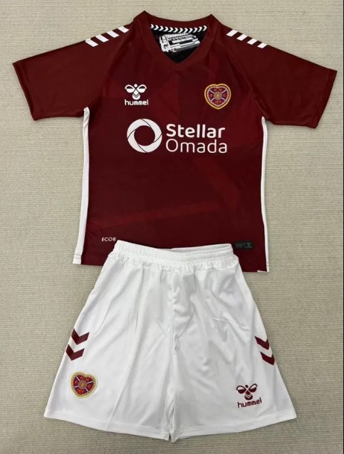 25-26 Heart Home Kids Soccer Jersey