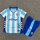 25-26 Malaga Home Kids Soccer Jersey